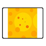 Abstract sun Double Sided Fleece Blanket (Small)  45 x34  Blanket Back