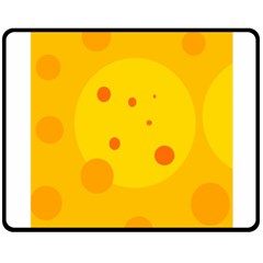 Abstract Sun Double Sided Fleece Blanket (medium) 