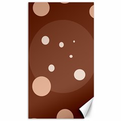 Brown Abstract Design Canvas 40  X 72  