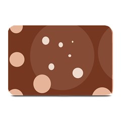 Brown Abstract Design Plate Mats