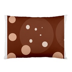 Brown Abstract Design Pillow Case