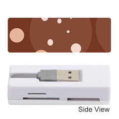 Brown Abstract Design Memory Card Reader (stick) 