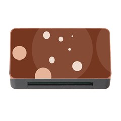 Brown Abstract Design Memory Card Reader With Cf