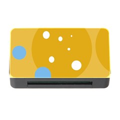 Blue And Yellow Moon Memory Card Reader With Cf