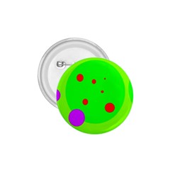 Green and purple dots 1.75  Buttons