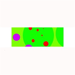 Green And Purple Dots Large Bar Mats