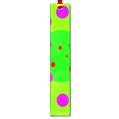 Green and purple dots Large Book Marks