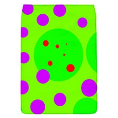 Green and purple dots Flap Covers (S) 