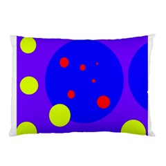 Purple And Yellow Dots Pillow Case