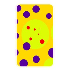 Yellow And Purple Dots Memory Card Reader by Valentinaart