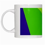 Colorful abstract design White Mugs Left