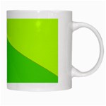 Colorful abstract design White Mugs Right