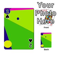 Colorful Abstract Design Playing Cards 54 Designs 