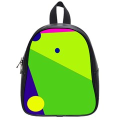 Colorful Abstract Design School Bags (small)  by Valentinaart