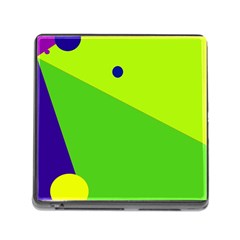 Colorful Abstract Design Memory Card Reader (square) by Valentinaart