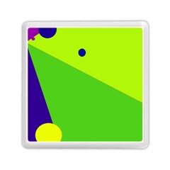 Colorful Abstract Design Memory Card Reader (square) 