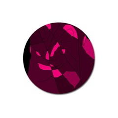 Abstract Design Magnet 3  (round) by Valentinaart