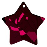 Abstract design Star Ornament (Two Sides)  Front