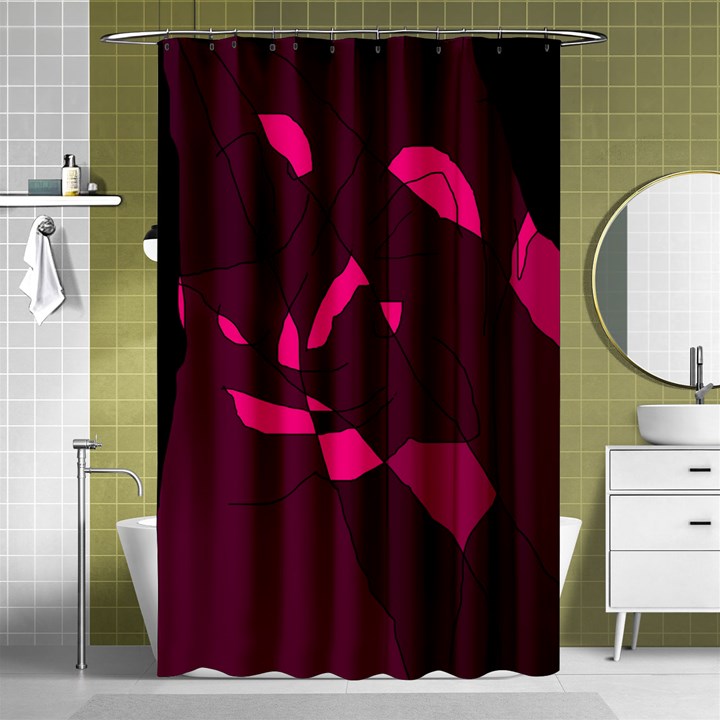 Abstract design Shower Curtain 48  x 72  (Small) 