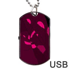 Abstract Design Dog Tag Usb Flash (one Side)