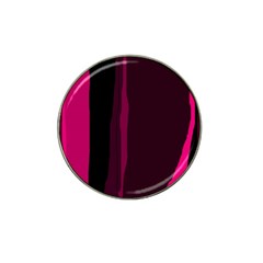 Pink And Black Lines Hat Clip Ball Marker (10 Pack) by Valentinaart