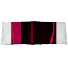 Pink And Black Lines Body Pillow Case (dakimakura)