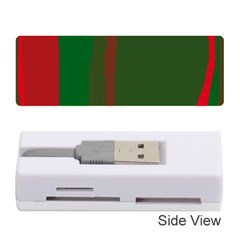 Green And Red Lines Memory Card Reader (stick) 