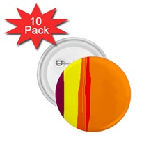 Hot Colorful Lines 1 75  Buttons (10 Pack) by Valentinaart