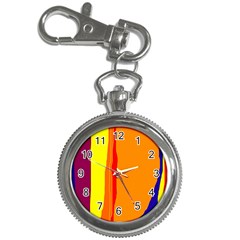 Hot Colorful Lines Key Chain Watches by Valentinaart