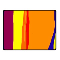 Hot Colorful Lines Fleece Blanket (small)