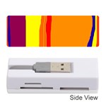 Hot colorful lines Memory Card Reader (Stick)  Front