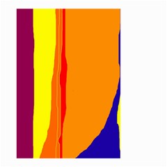 Hot Colorful Lines Small Garden Flag (two Sides)