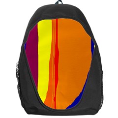 Hot Colorful Lines Backpack Bag by Valentinaart