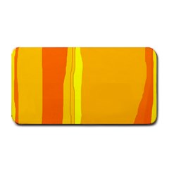 Yellow And Orange Lines Medium Bar Mats