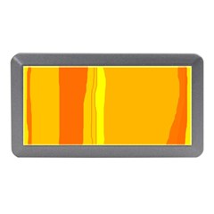 Yellow And Orange Lines Memory Card Reader (mini)