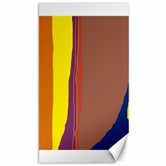 Colorful Lines Canvas 40  X 72  