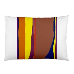 Colorful Lines Pillow Case by Valentinaart