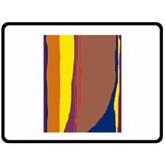 Colorful Lines Fleece Blanket (large) 