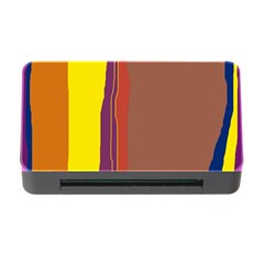 Colorful Lines Memory Card Reader With Cf by Valentinaart