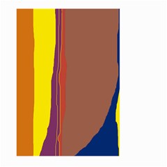 Colorful Lines Large Garden Flag (two Sides)