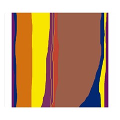 Colorful Lines Double Sided Flano Blanket (small) 