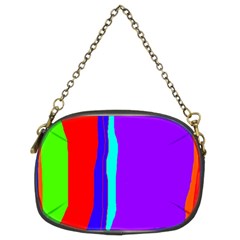 Colorful Decorative Lines Chain Purses (two Sides)  by Valentinaart