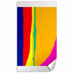 Colorful Lines Canvas 40  X 72   by Valentinaart