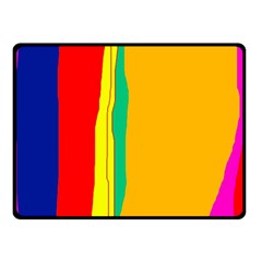 Colorful Lines Fleece Blanket (small)