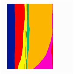 Colorful Lines Large Garden Flag (two Sides)