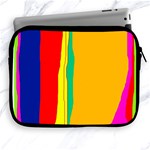 Colorful lines Apple iPad 2/3/4 Zipper Cases Front