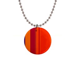 Orange Lines Button Necklaces by Valentinaart