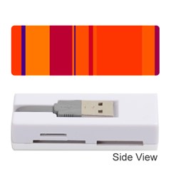 Orange Lines Memory Card Reader (stick) 