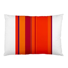 Orange Lines Pillow Case (two Sides)