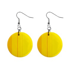 Yellow Lines Mini Button Earrings by Valentinaart